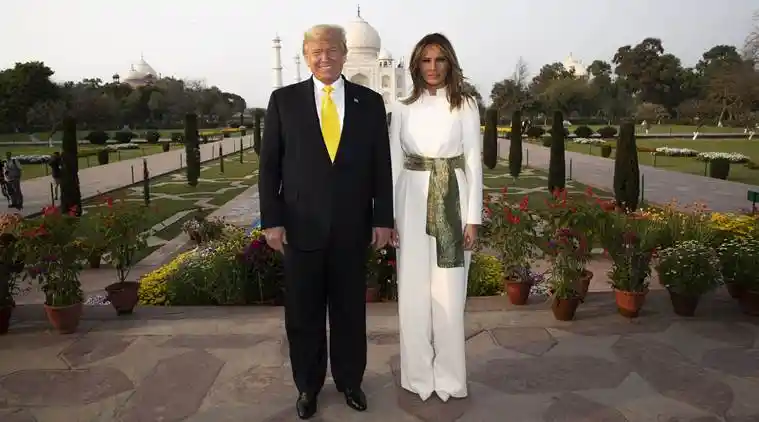 President Donald Trumps wife Melania loves Banarasi stall in Tajnagiri...